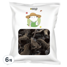 냠냠바다 냠냠농장 탱글탱글 건목이버섯, 6개, 250g