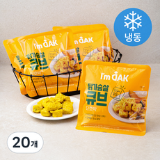 아임닭 닭가슴살 큐브 단호박 (냉동), 100g, 20개