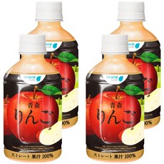 Acure 青森綜合蘋果汁, 100%果汁, 280ml, 4瓶