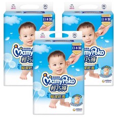 MamyPoko 滿意寶寶 瞬潔乾爽輕巧褲/尿布 6~12kg, M, 174片