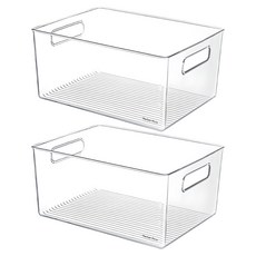 Market Plan Meet 多用途收納盒, 透明, 2個