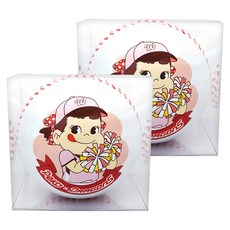 FUJIYA 不二家 Peko牛奶糖 球型 彩球白, 40g, 2罐