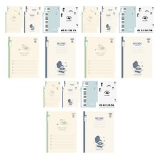 PENPIA 800 3-6年級音樂國小筆記本, 50個, 隨機出貨