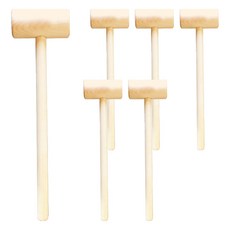 LOVISH 拍拍原木按摩槌, 6個, 單一顏色