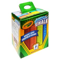 Crayola 繪兒樂 可水洗戶外粉筆, 混合顏色, 12支