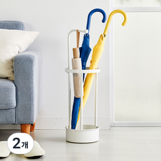 모던하우스 단우산 장우산 겸용 우산꽂이, 2개, 화이트