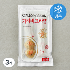 랜시 베트남산 가리비 그라탱 (냉동), 3개, 220g