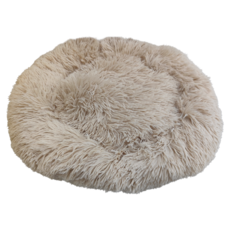 寵物用圓形毛窩, 淺棕色, 1個