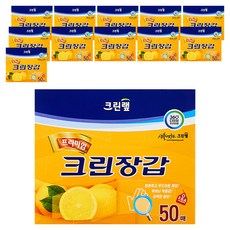 크린랩 프리미엄 크린장갑, 50개입, 12개