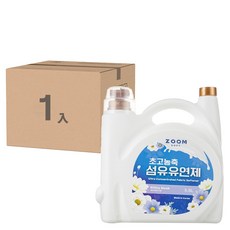 ZOOM 高濃縮衣物柔軟精 白麝香 5.5L, 1桶