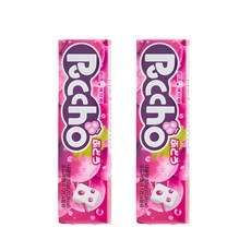 푸쵸 스틱 캔디 그레이프, 50g, 2개