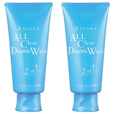 SENKA 專科 台灣公司貨 超微米卸洗兩用潔淨乳 升級版, 120g, 2條
