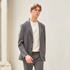 Maestro Tomorrow男款夏季聚酯纖維西裝外套