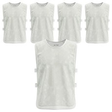 網眼安全螢光團隊背心 白色, 5套