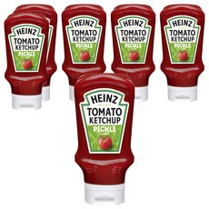 HEINZ 亨氏 酸黃瓜番茄醬, 6個, 460g