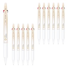 JAVAPEN Jium3Gel 可擦拭原子筆 0.5mm, 12個, 米色