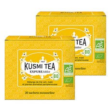 KUSMI TEA 葡萄柚瑪黛茶, 2g, 20包, 2盒