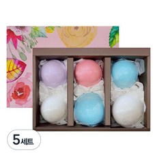 허브플러스 단잠 바스볼 거품입욕제 6종 선물세트, 600g, 5개