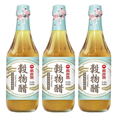 萬家香 穀物醋 5.5% 高濃度, 600ml, 3瓶