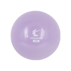 韓國 iWANNA 美體重力球, 1kg, 1個, 蘭花紫