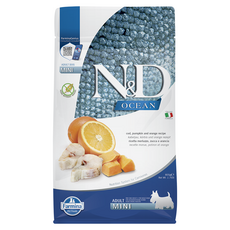 Farmina 法米納 全齡犬 OD2天然海洋系列 乾飼料 小顆粒, 1個, 800g, 鱈魚 + 南瓜