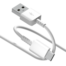 요거 C타입 고속 충전 케이블, 1m, 화이트, 1개