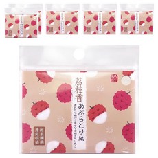 台灣 COSMOS 紙匠 荔枝香 吸油面紙 黏取式設計 清甜果香 吸走多餘油脂 乾爽無油光, 100張, 6包