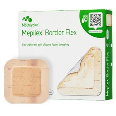 메피렉스 보더 플렉스 실리콘 폼 드레싱 5p, 5개입, 1개