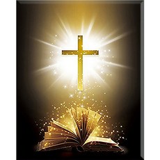 HEYEO DIY鑽石畫 帆布款 40 x 50 cm, 1套, 25. 信仰的聖經 KS-501