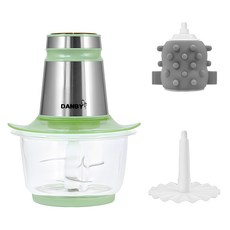 DANBY 丹比 四枚刃多功能食物切碎器, 1.2L大容量, 250W大功率, 配剝蒜器, 打蛋清盤, DB-2063FC