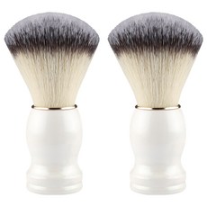 Mantool Kizz 經典刮鬍刷 白色, 1入, 2個