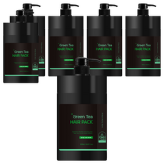 포리온 녹차 헤어팩, 1L, 6개