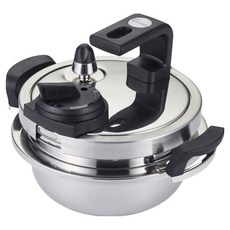 CLADIN 三層結構電磁爐壓力鍋 3人份, 2.2L, 混合色