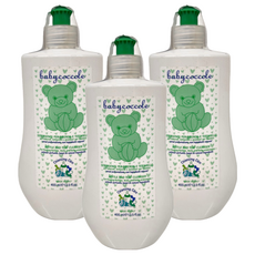 意大利 Babycoccole 寶貝可可麗 奶瓶餐具酵素洗淨液 400ml, 3瓶