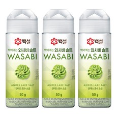 백설 와사비 디핑솔트, 3개, 50g