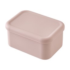 coaa-coaa 副食品矽膠密封保鮮盒, 550ml, Dusty Pink, 1個