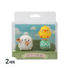 Sweet Slime Molang與蘑菇森林露營公仔套組 角色公仔, 2套