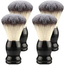 Mentoolkitz 經典刮鬍刷 黑色, 1入, 4個