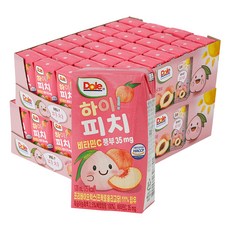 Dole 都樂 韓國果汁, 水蜜桃口味, 120ml, 64入