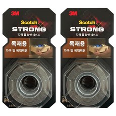 3M Scotch 強力泡棉雙面膠帶 24mm x 1.5m WD215, 2個