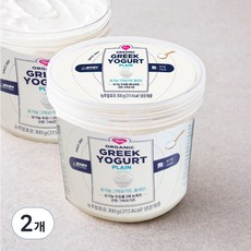 팜프레쉬 유기농 그릭요거트 플레인, 300g, 2개