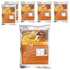 馬玉山 田園南瓜濃湯, 1kg, 6個