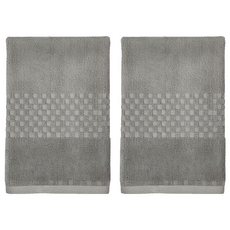 純棉浴巾 140 x 70cm, 古典灰, 2條