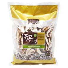 버섯꽃필때 표고채 태양건조, 200g, 1개