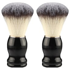 Mentoolkitz 經典刮鬍刷 黑色, 1入, 2個