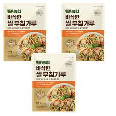농협식품 바삭한 쌀부침가루, 500g, 3개
