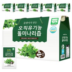 즙쟁이 오직 유기농 돌미나리즙, 80ml, 180개