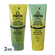 닥터포포 에브리바디 헤어&바디 워시 200ml + 컨디셔너 200ml 세트, 2세트