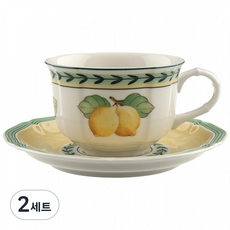 빌레로이앤보흐 프렌치가든 플로렌스 커피잔 세트 13 x 10 cm, 혼합색상, 2세트