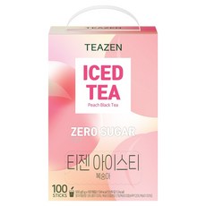 티젠 제로슈가 아이스티 복숭아, 5g, 1개, 100개입